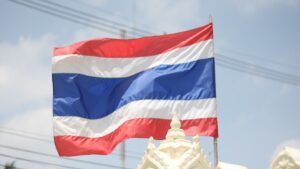 The flag of Thailand
