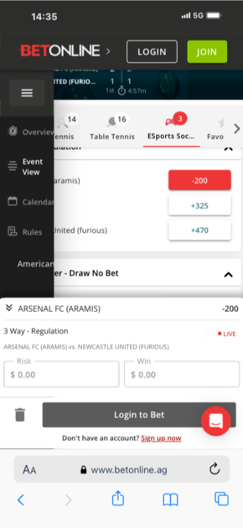 Live Betting Sites