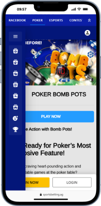 Sportsbetting poker bomb pots