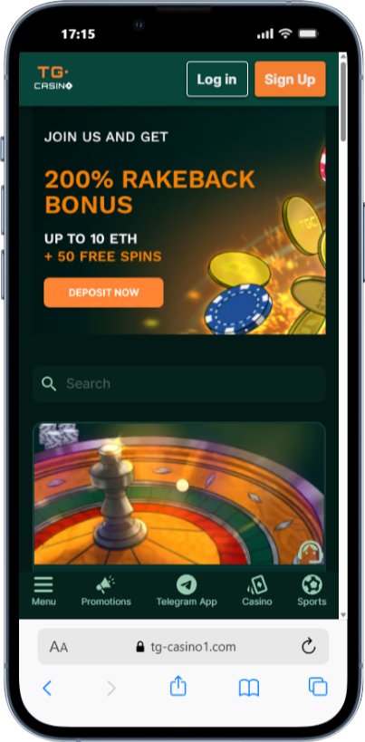 TG.Casino Homepage for Online Casinos in Ireland