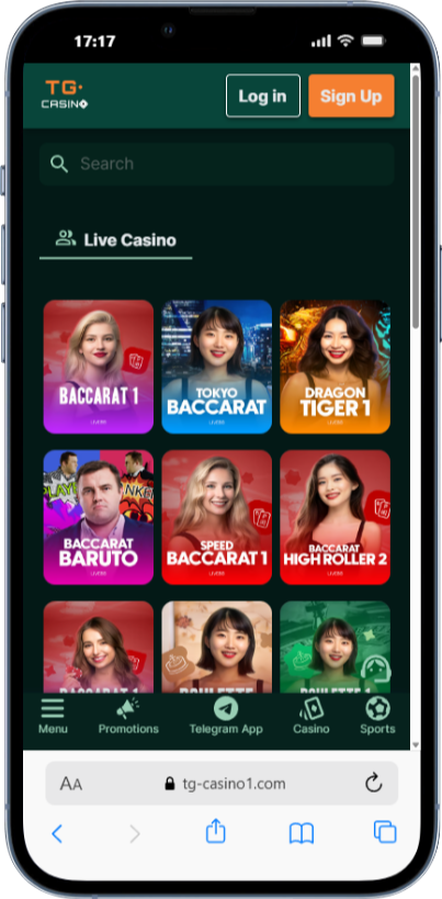 TG.Casino live casinos for Online Casinos in Ireland