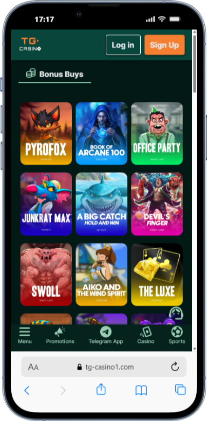 TG.Casino slots for Online Casinos in Ireland
