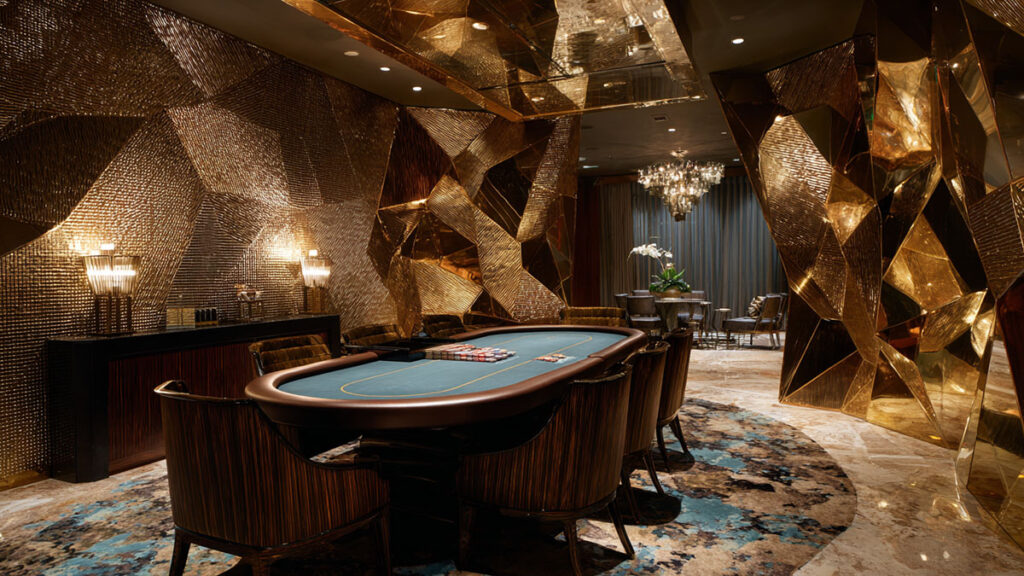 Ultra-high luxury gaming salon.