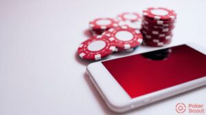 poker chips and mobile