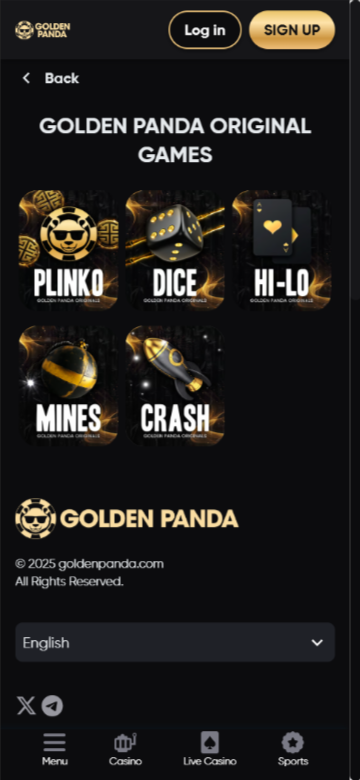 golden panda original games