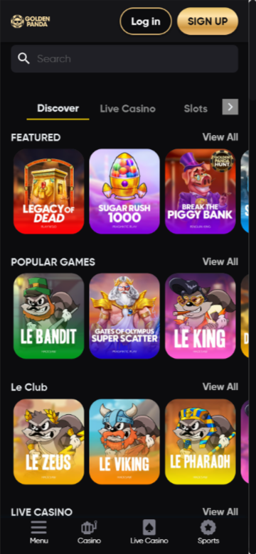 golden panda lobby