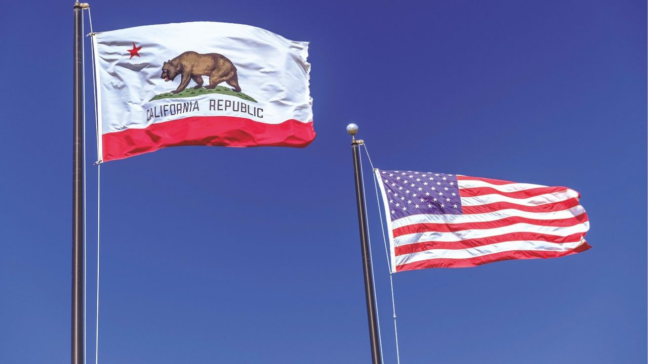California state flag