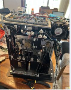 A Deckmate 2 being taken apart