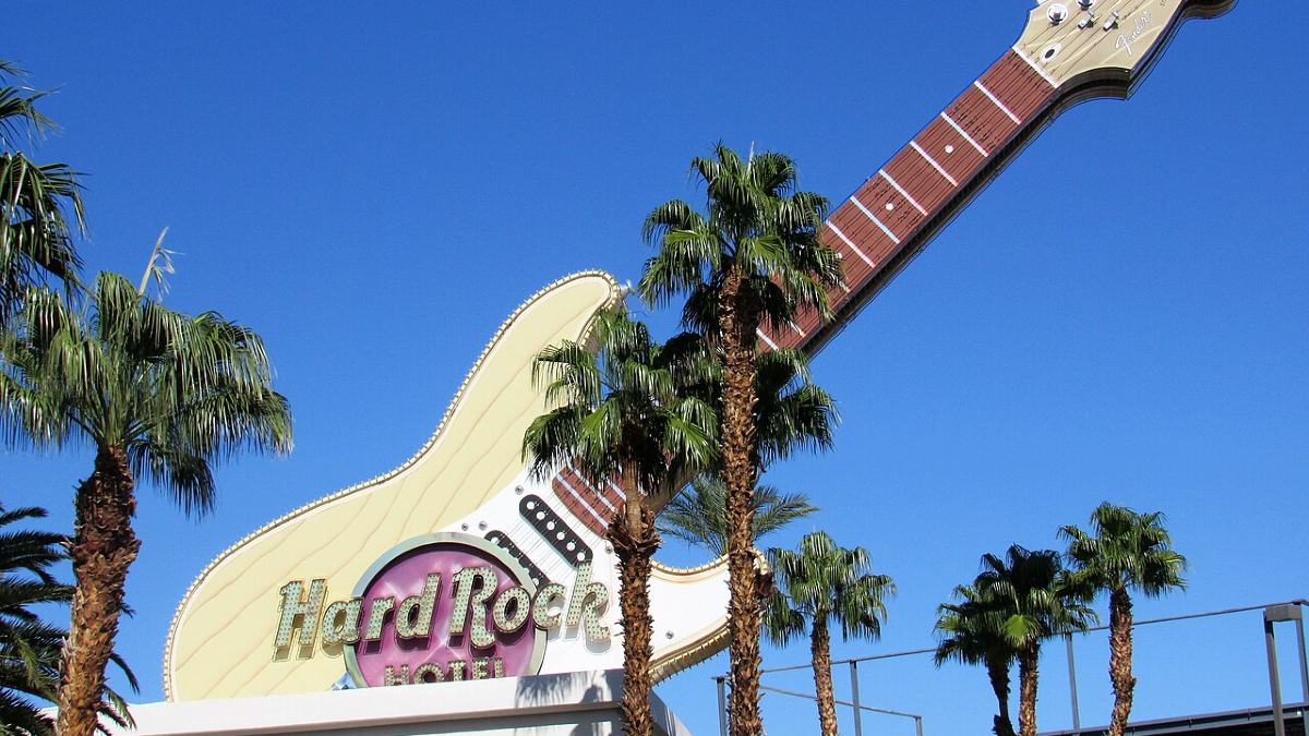 A Hard Rock sign