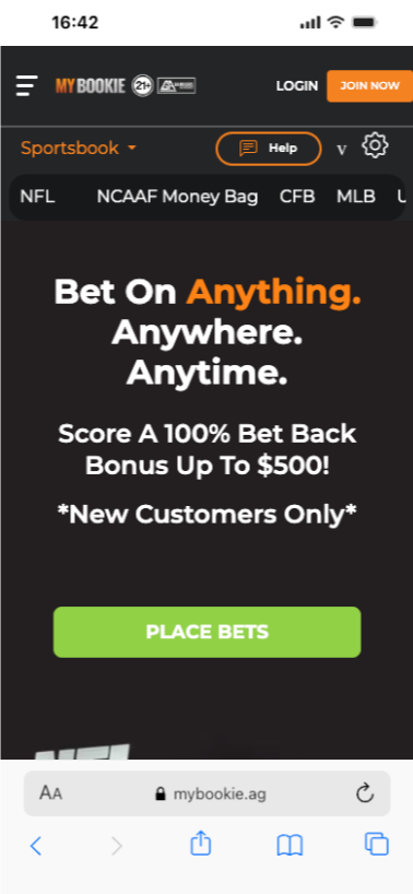 MyBookie Nevada Sports Betting App