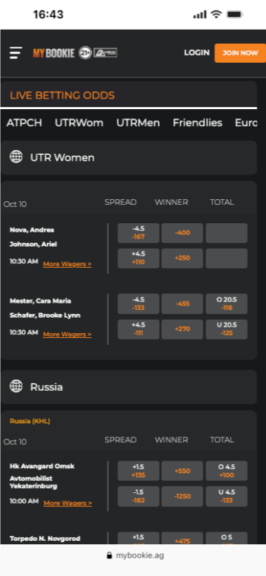 MyBookie Nevada Sports Betting App