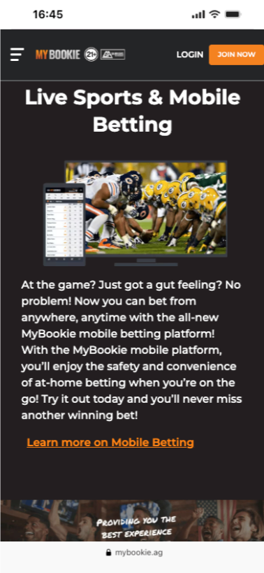 MyBookie Nevada Sports Betting App