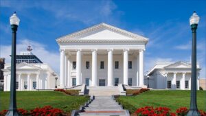 The State Capitol building of Virginia