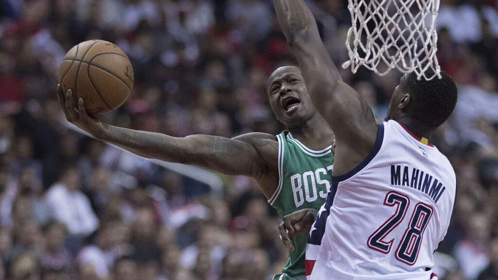 NBA Player Terry Rozier, pictured while playing for the Celtics. He now plays for the Miami Heat.