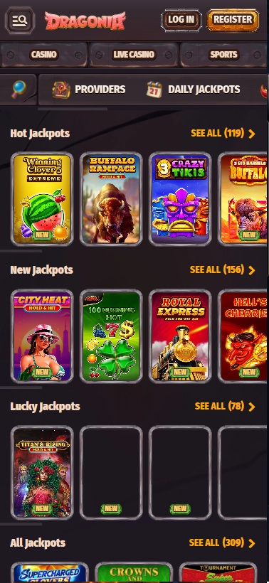 dragonia casino slots