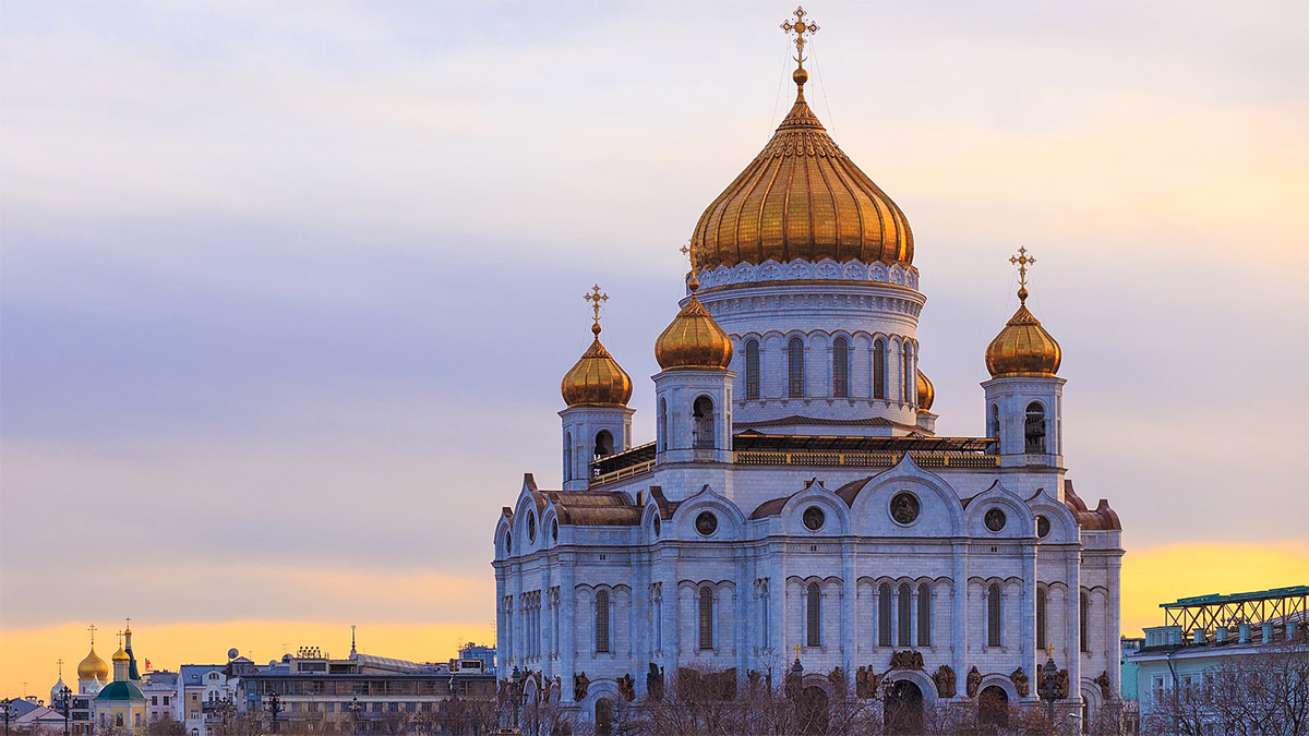 Cathedral of Christ the Saviour in Moscow, head of the Russian Orthodox Church