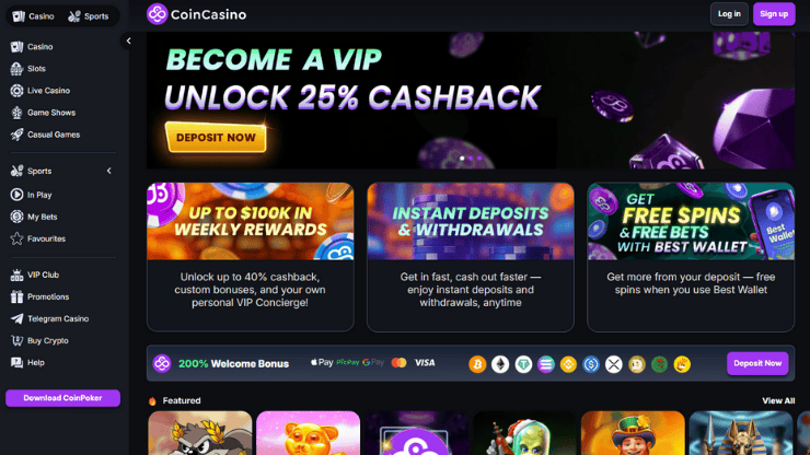 Pokerscout coincasino en 740x416 ολα τα online casino