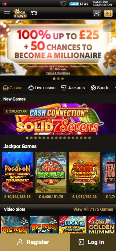 Mega Riches Casino Payout
