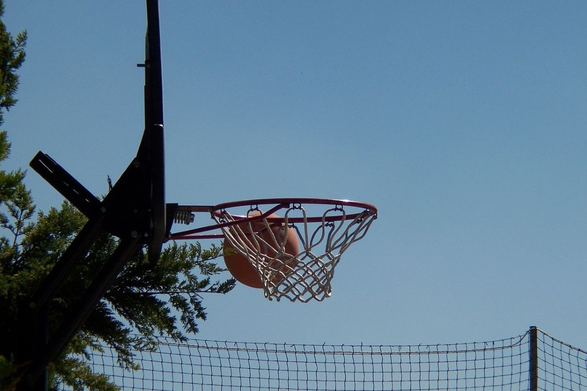 A missed basketball shot