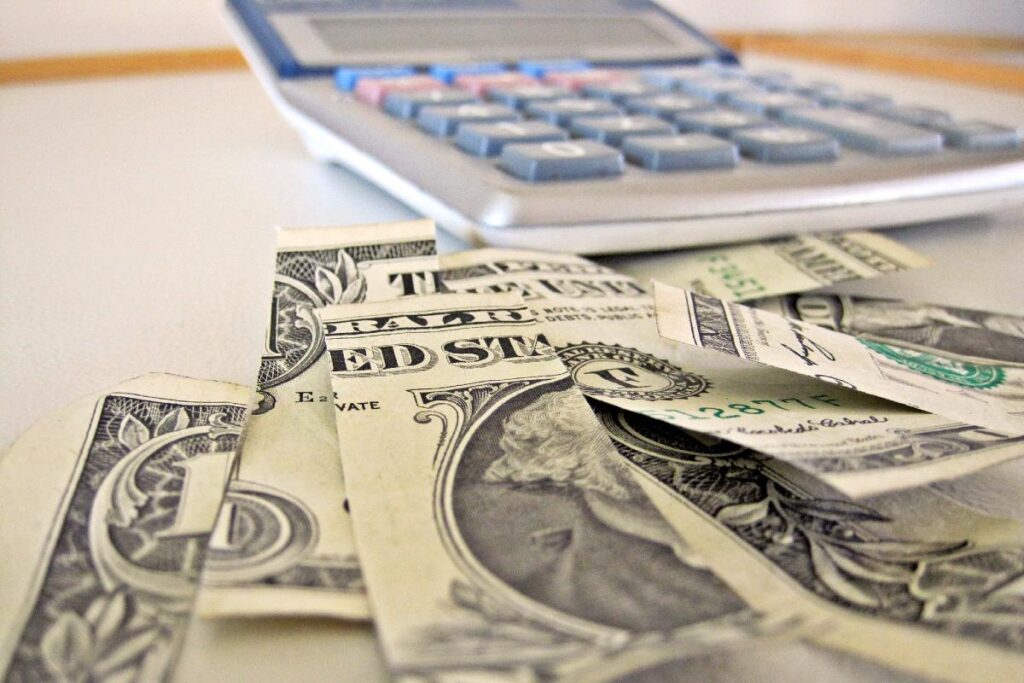 Money and a calculator