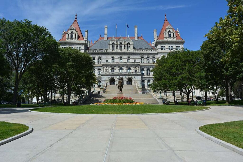 The NY state capitol