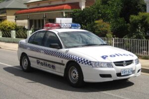 An Australian police car
