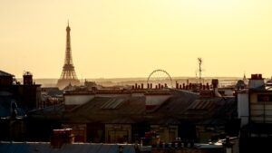 A photo of the Paris skyline.