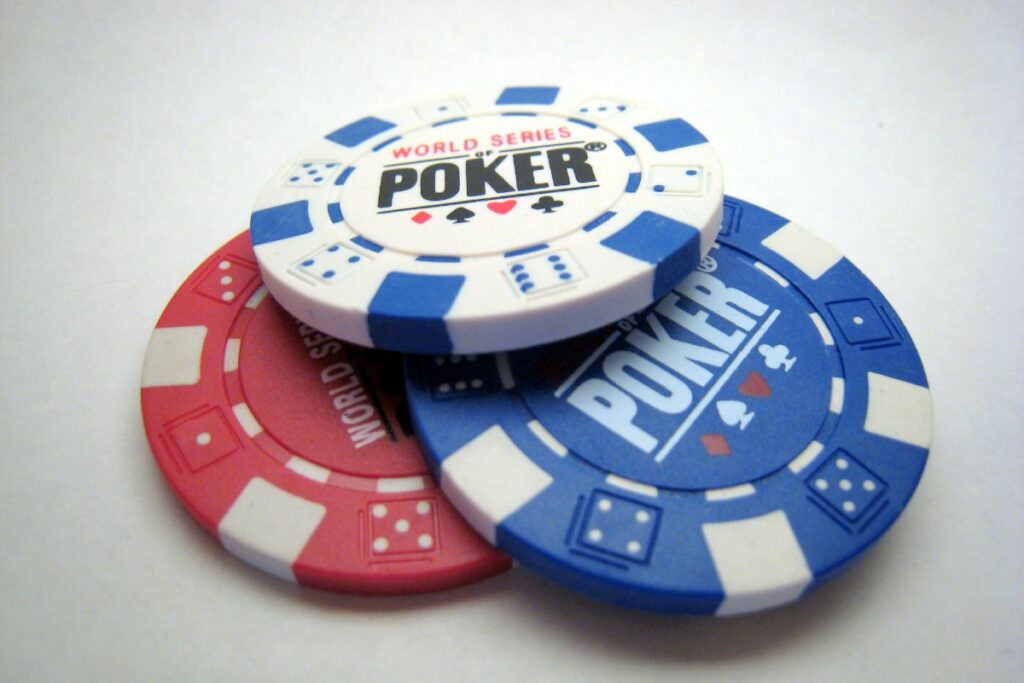 WSOP-branded poker chips