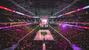 An NBA arena