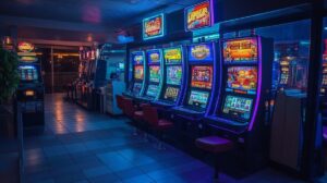 Slots in a gas station