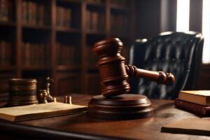 A judge's gavel