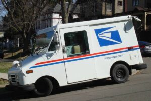 USPS mail truck