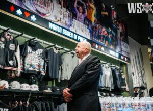 Jack Binion in the WSOP store