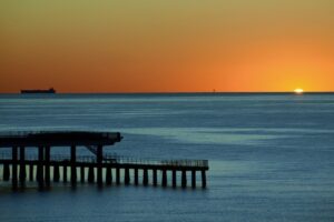 A pier in Galveston
