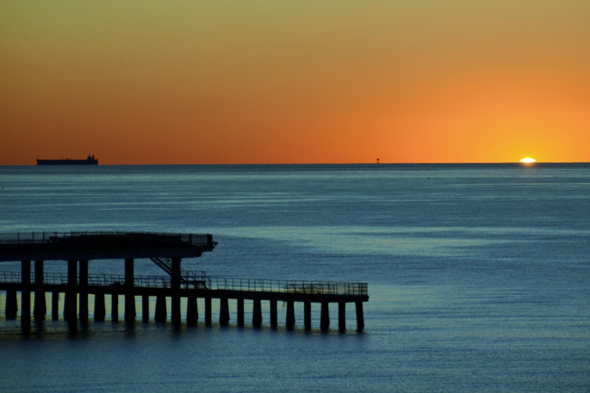 A pier in Galveston