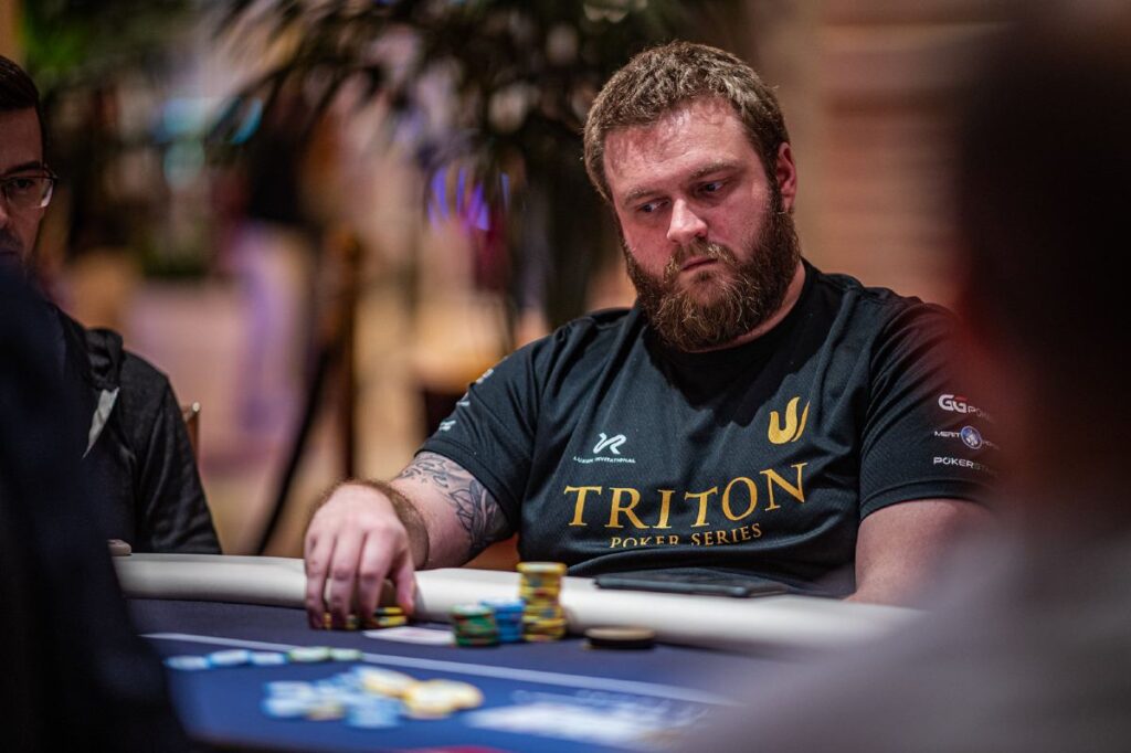 Henrik Hecklen playing poker