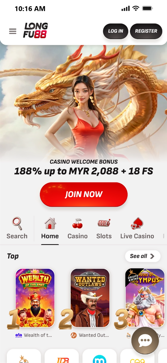 Best Casinos in Malaysia Longfu88 Homepage