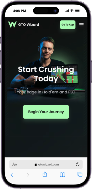 GTO Wizard homepage