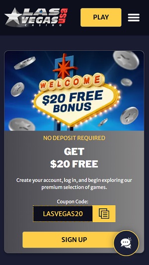 Las Vegas USA Bonus Code