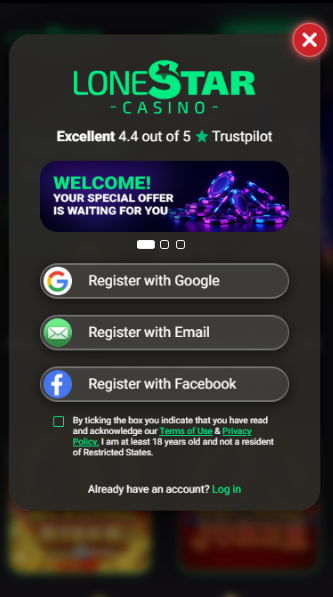 LoneStar Sign Up