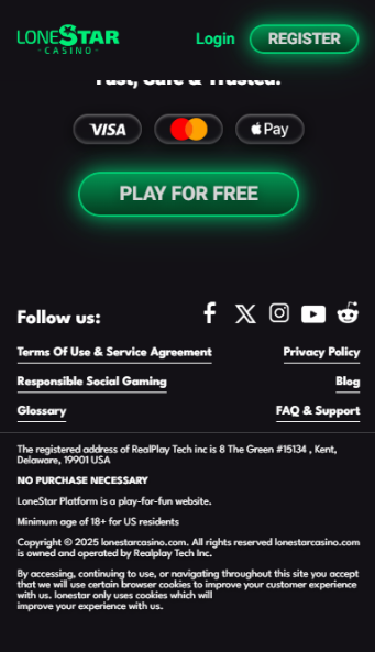 LoneStar Terms and Conditions