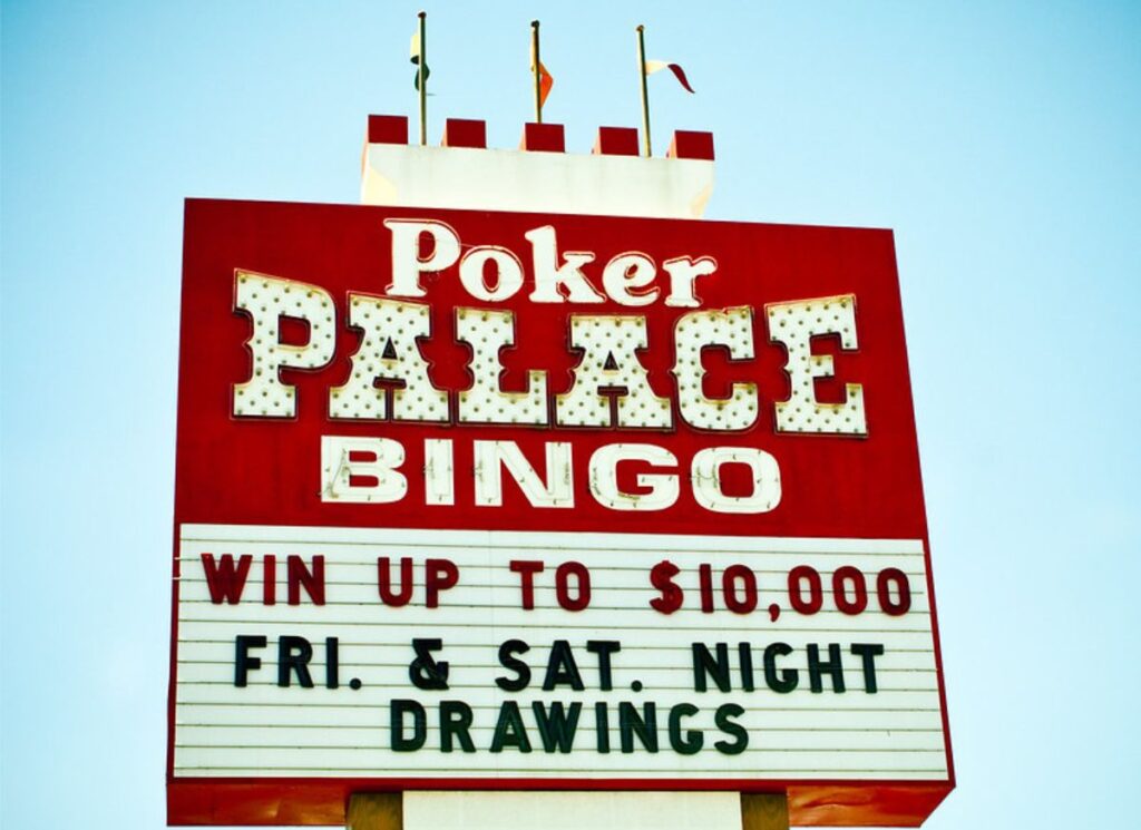 Poker Palace marquee