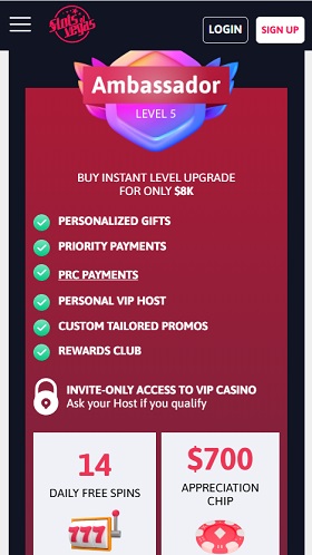 Slots of Vegas Loyalty