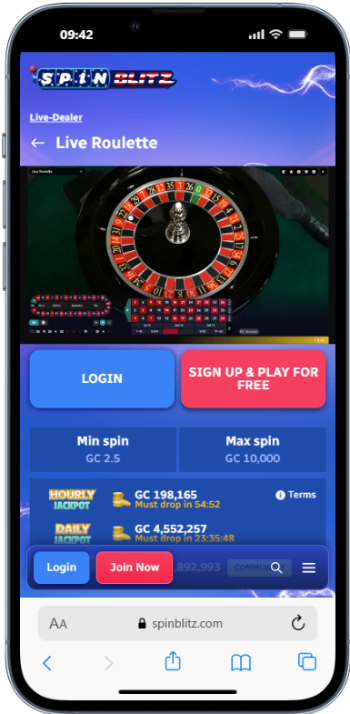 Sweepstakes Live Dealer