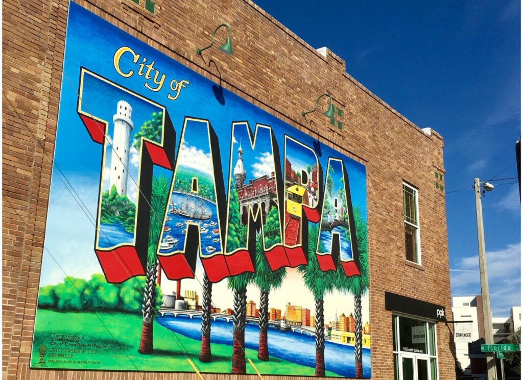 A mural in Tampa
