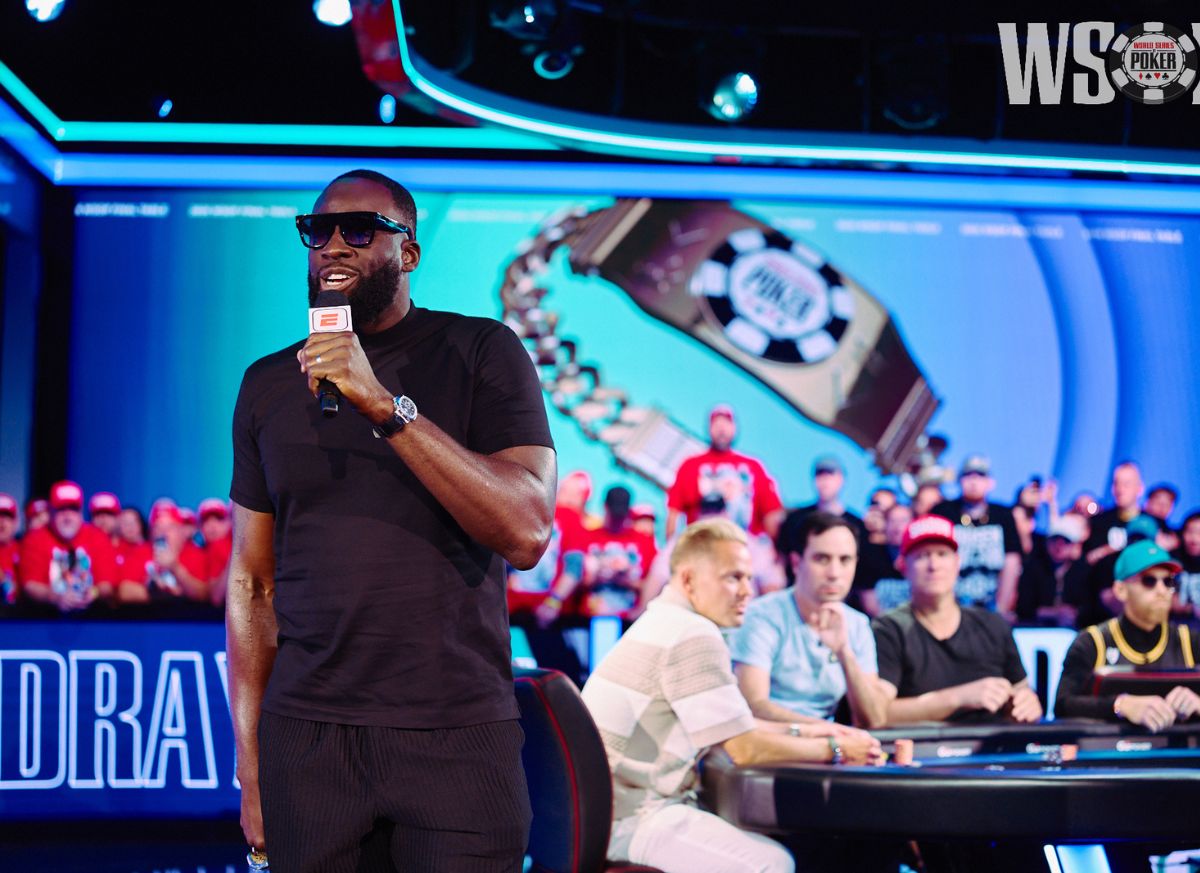 Draymond Green at the WSOP final table