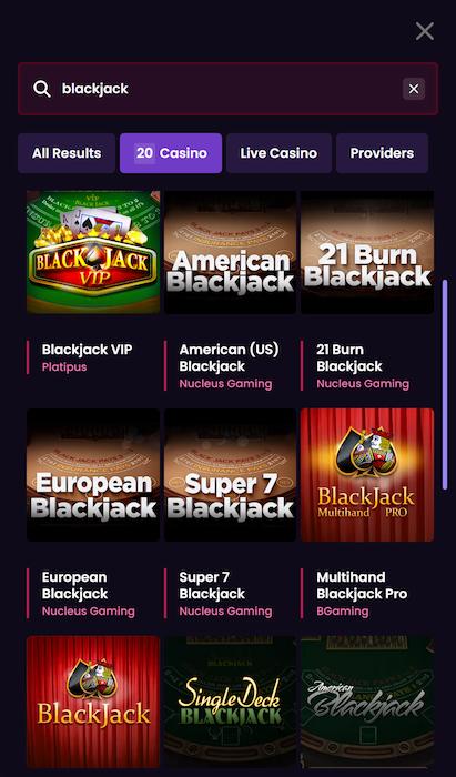 Vegas Now blackjack