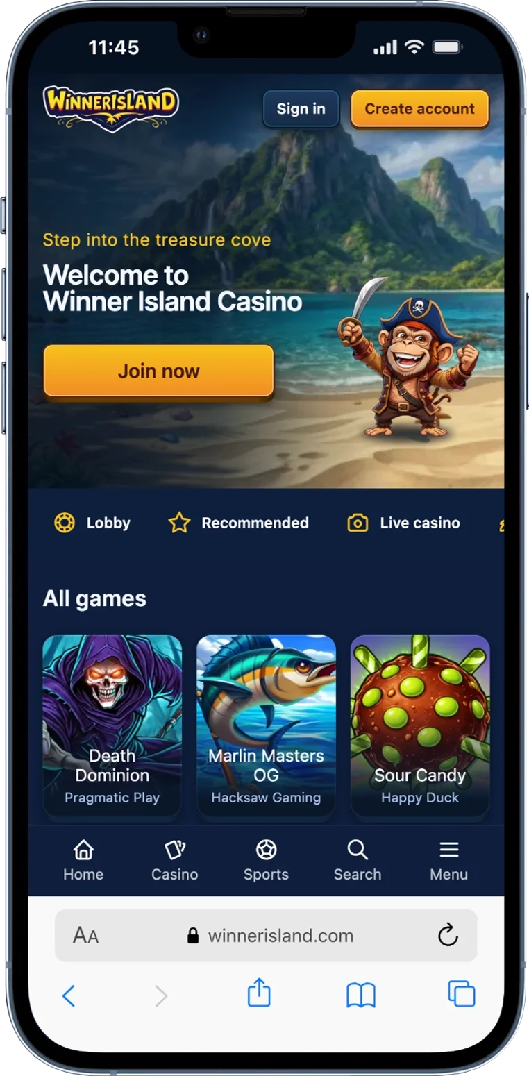 Winner Island home