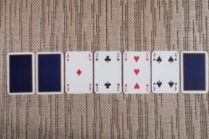 Razz poker hand