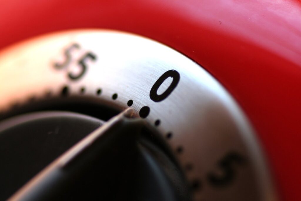 Timer at zero